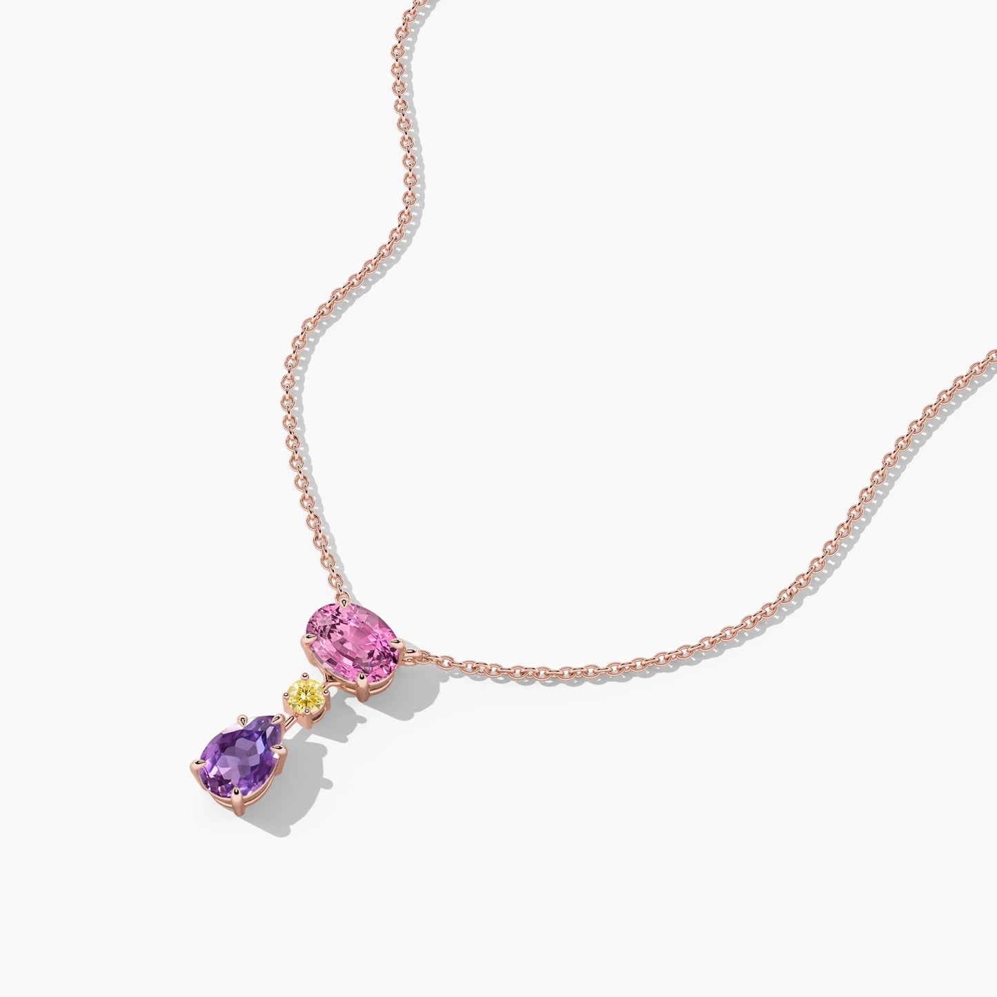 Three diamond necklace