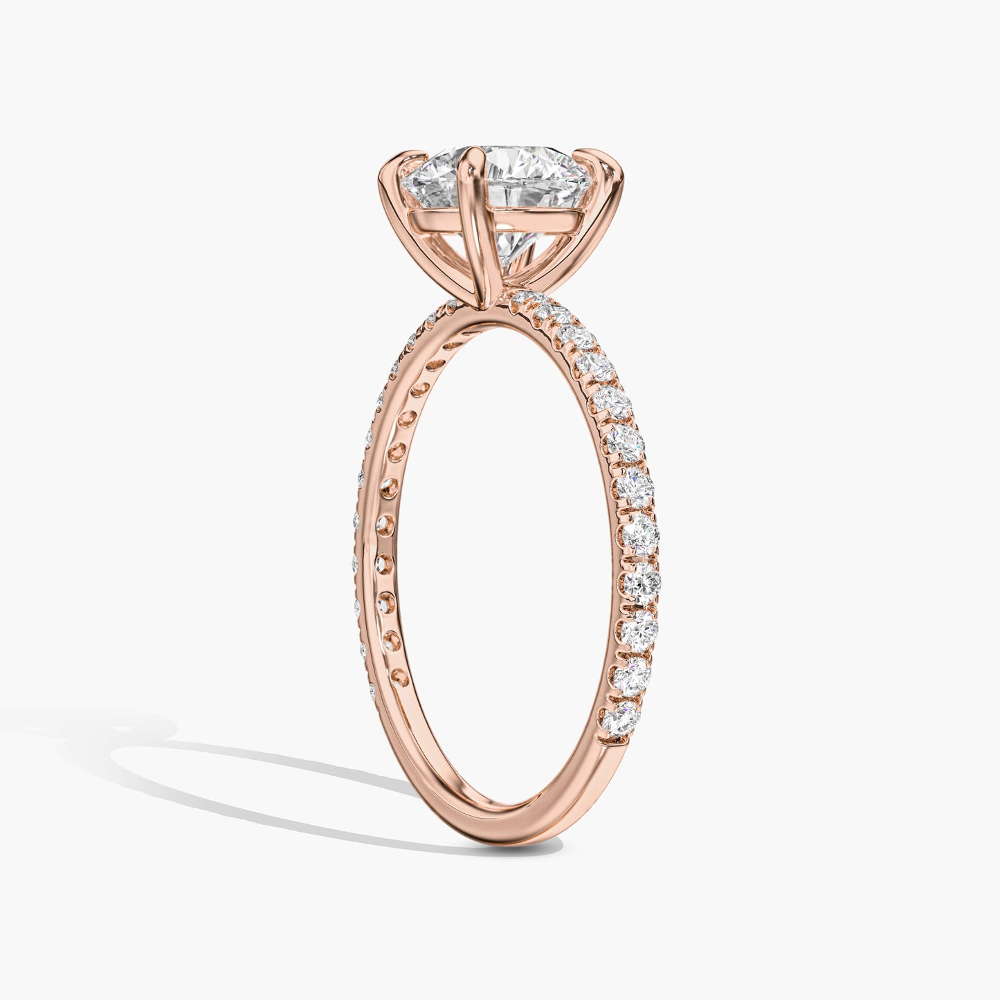 Round Diamond Solitaire Ring for Women