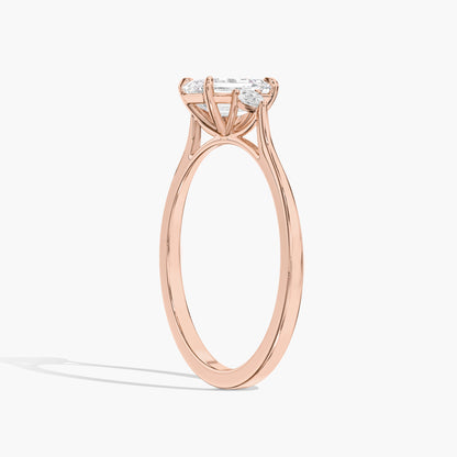 3 stone ring designs​ rose gold