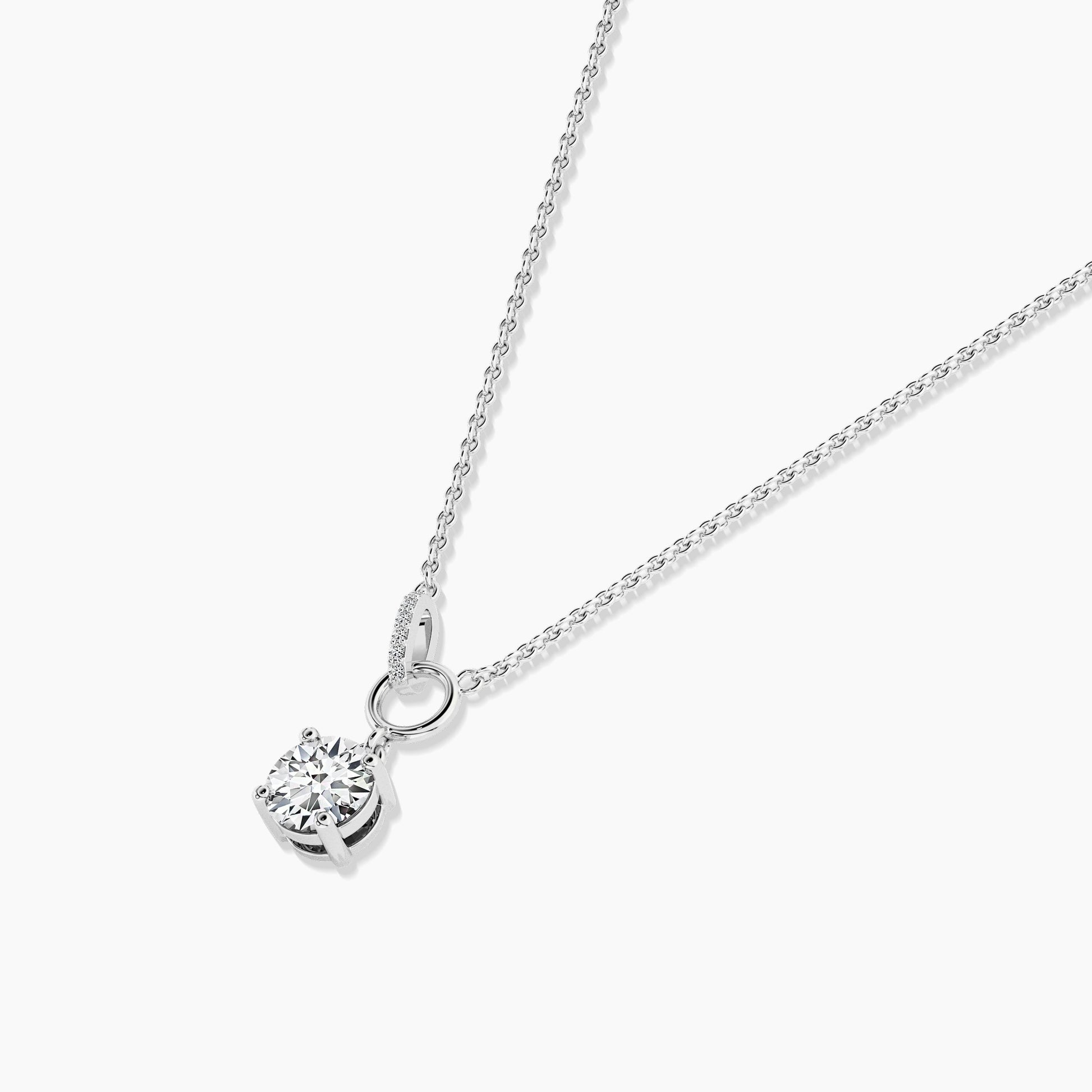Moissanite Solitaire Necklace