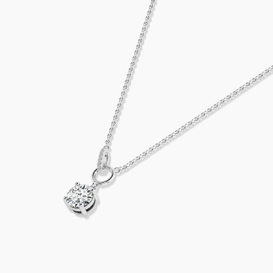 Moissanite Solitaire Necklace