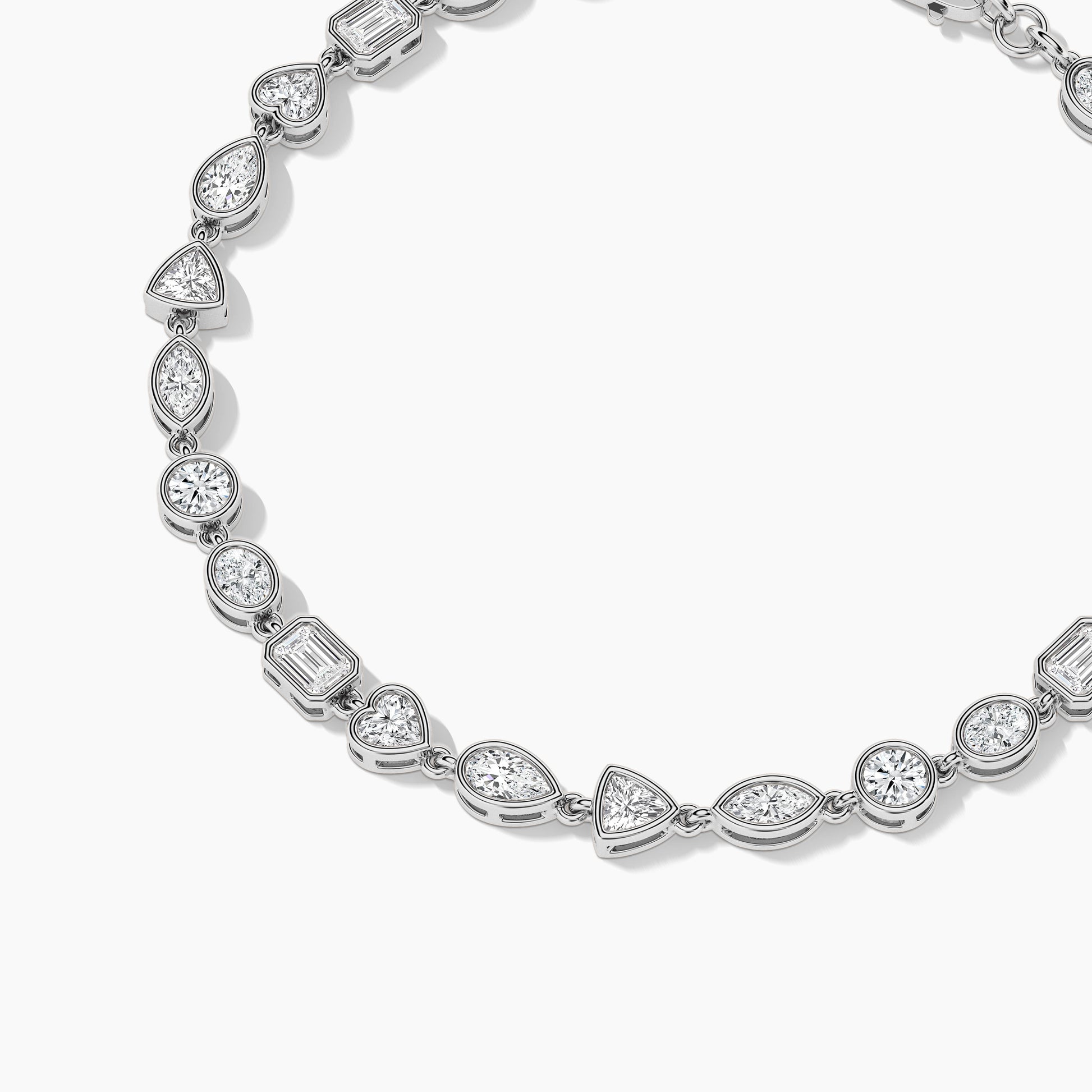 Sterling Silver Diamond Bracelet