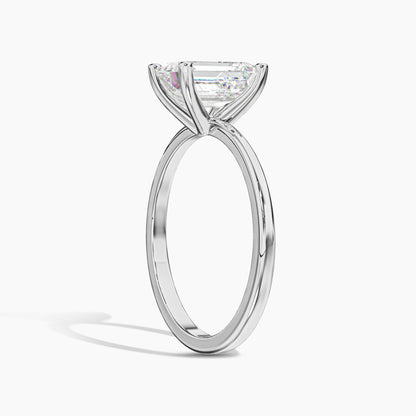 Solitaire Diamond Silver Rings for Girls