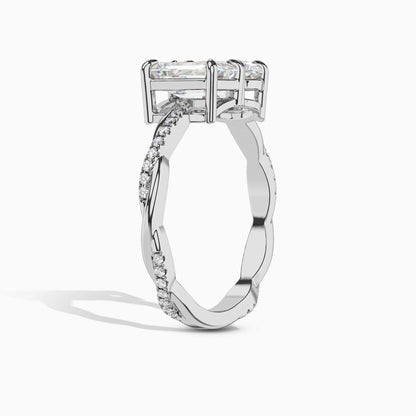 silver diamond ring designs