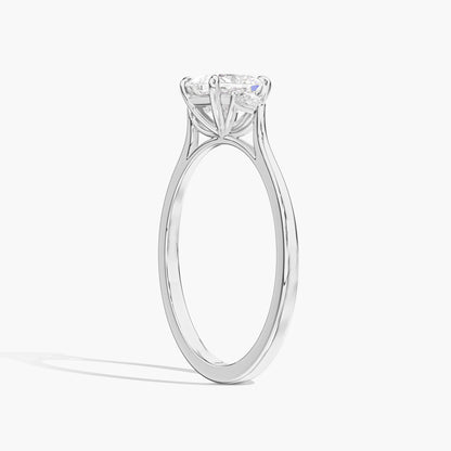 Square DIamond Solitaire ring