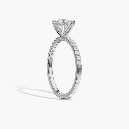 Round diamond ring