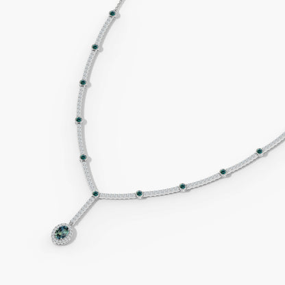 expensive blue diamond necklace​