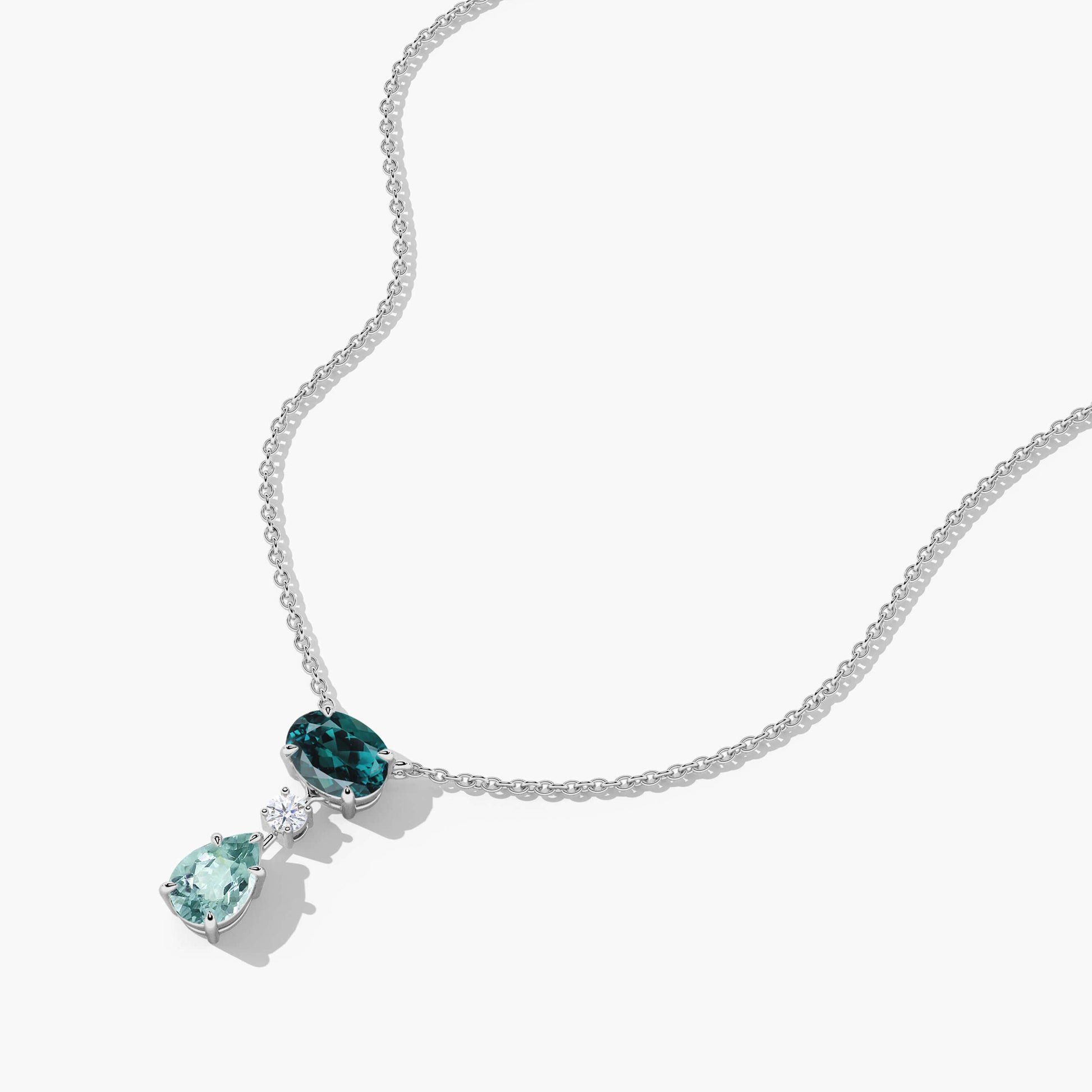 diamond paraiba necklace