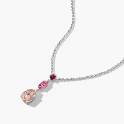 Silver diamond necklace
