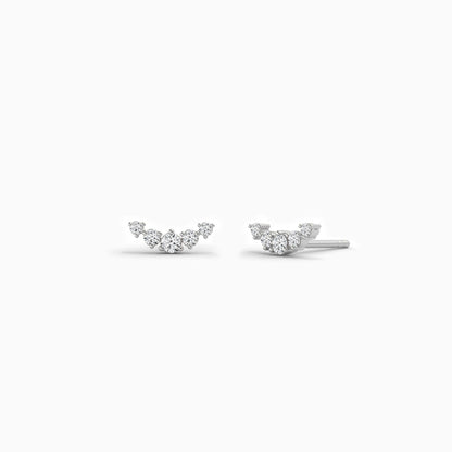 Ear Climber Earrings 925 Sterling Silver