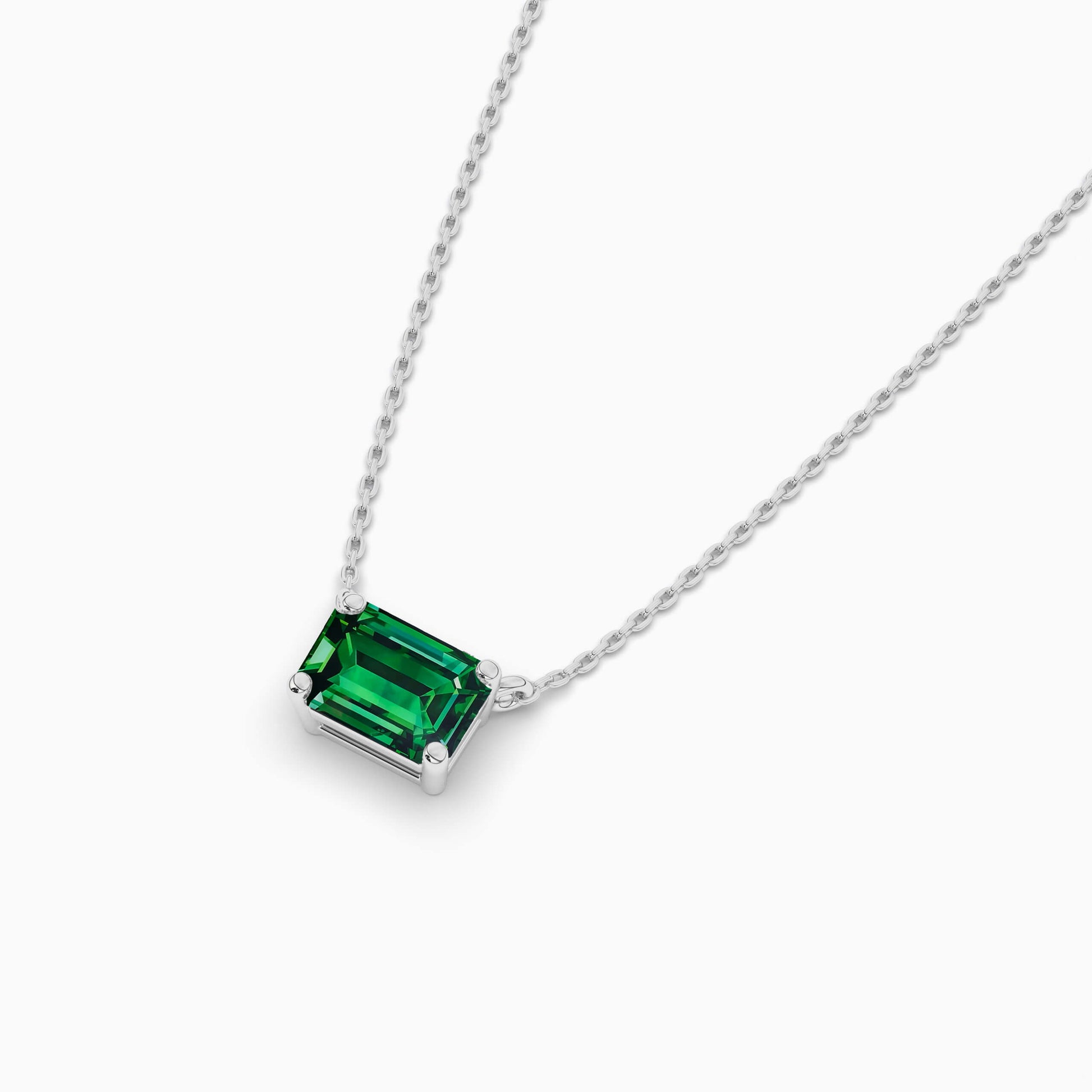 green diamond necklace