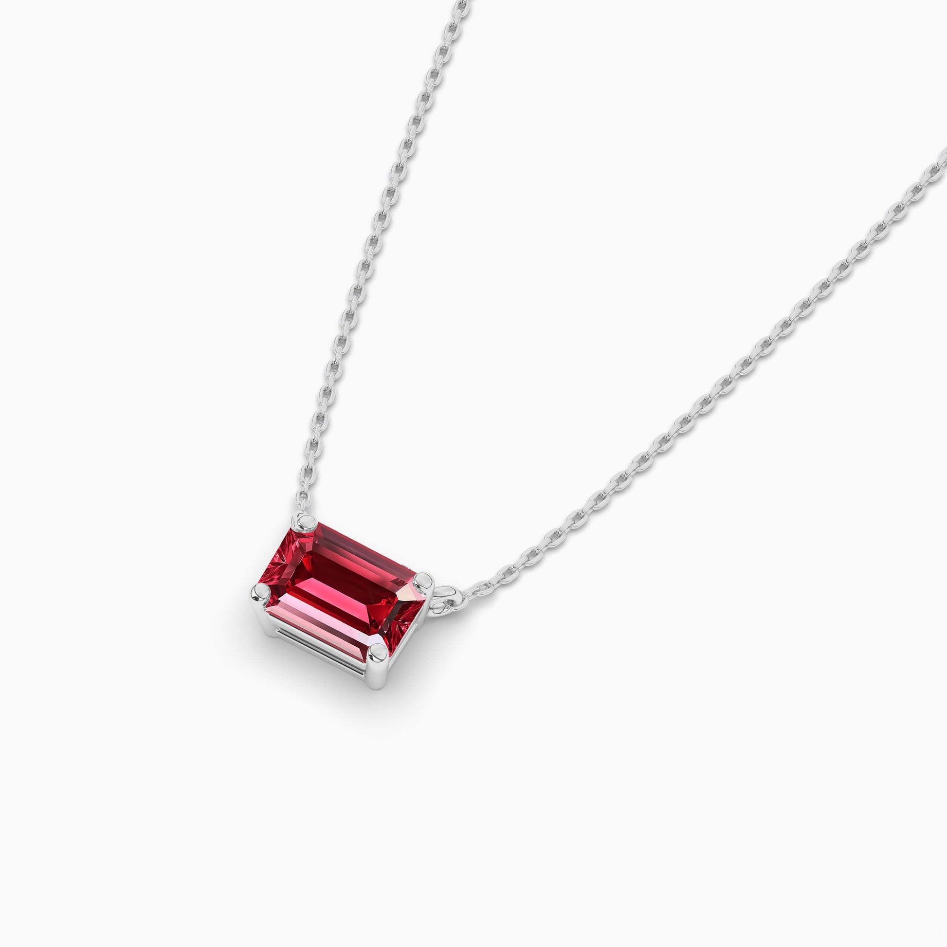 Ruby diamond necklace