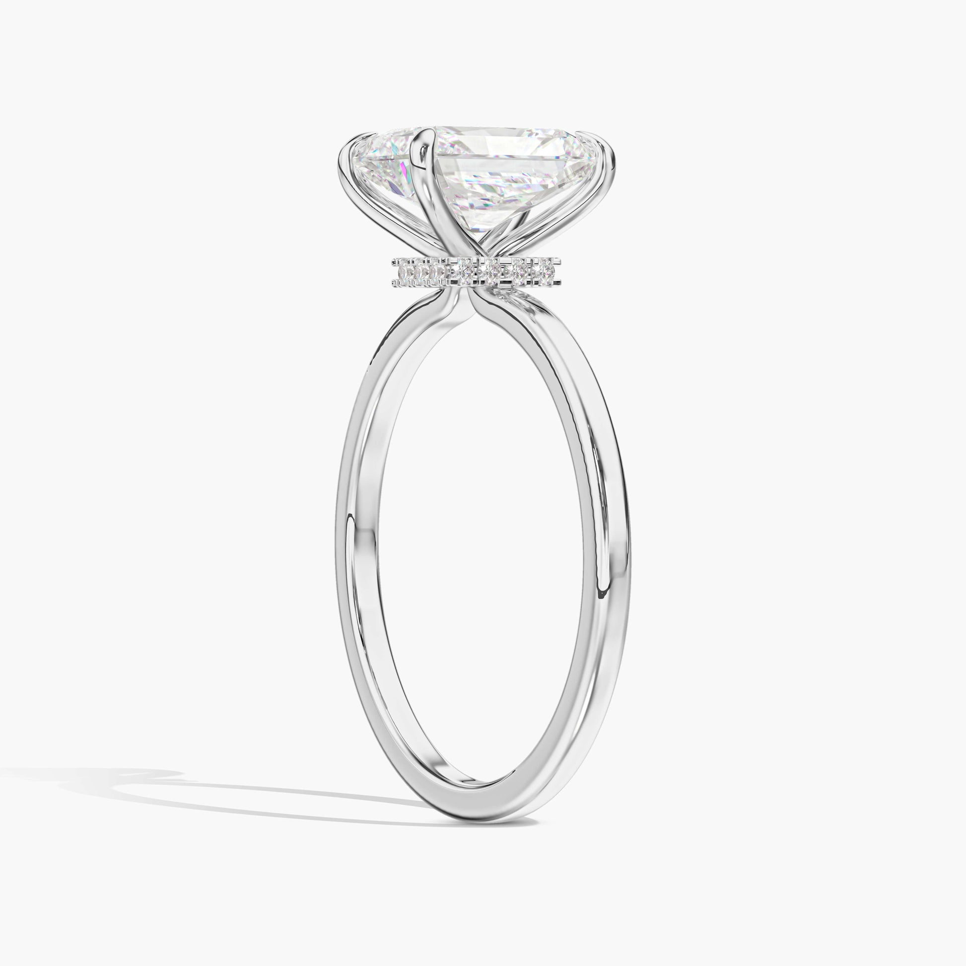 Diamond solitaire ring