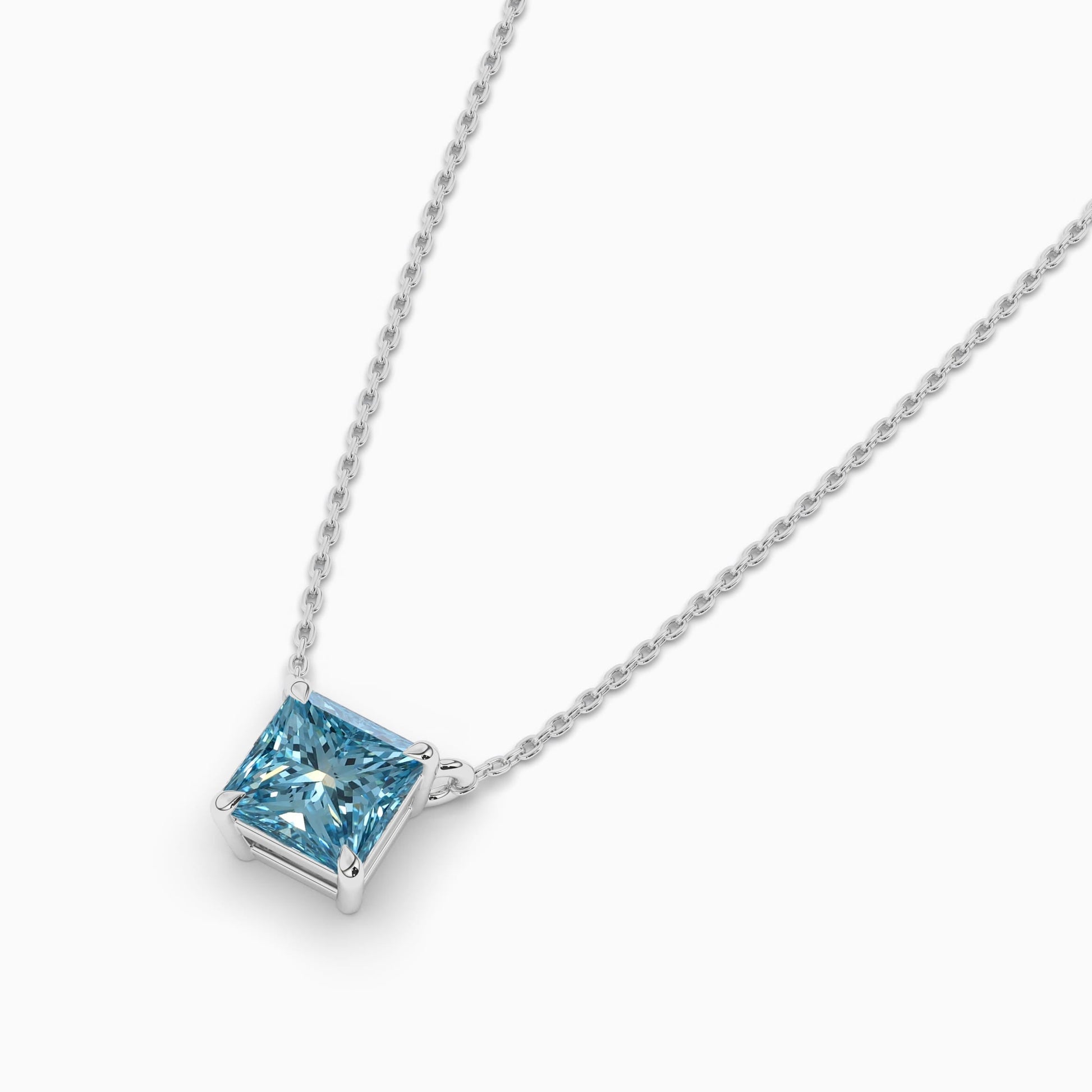 silver diamond necklace