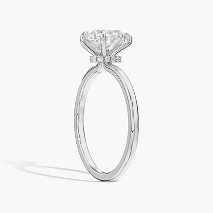 teardrop diamond ring