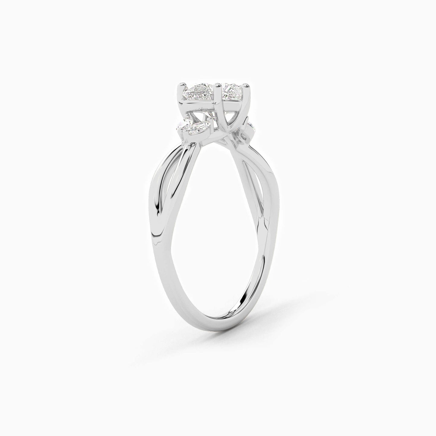 silver heart ring