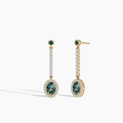 big diamond earrings yellow gold plated