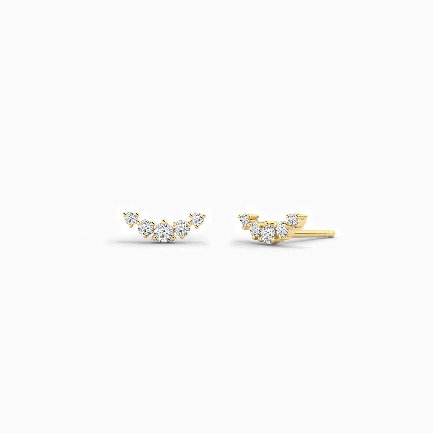 Ear Climber Earrings 925 Sterling Silver