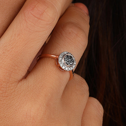 black diamond ring womens