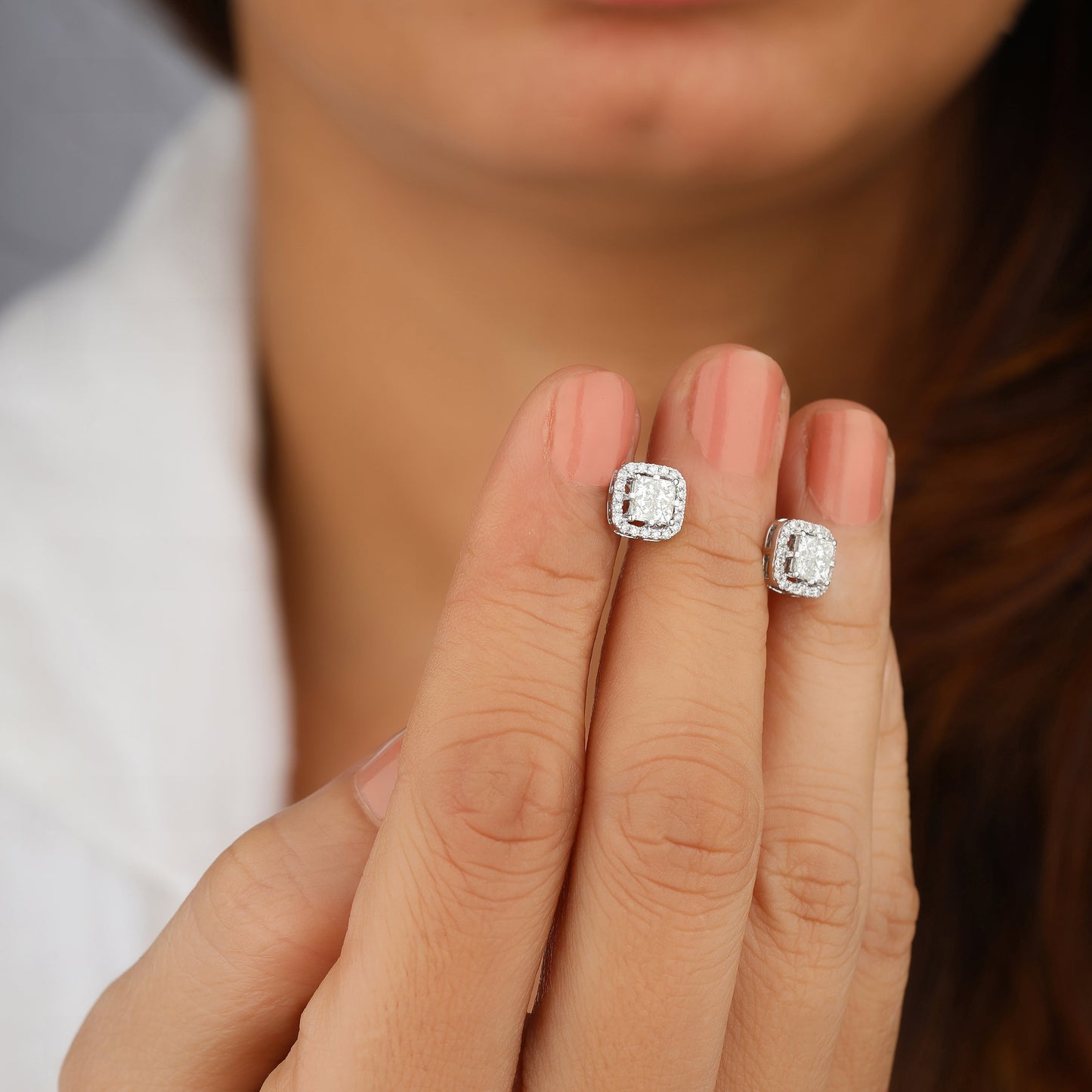 pure silver earrings​