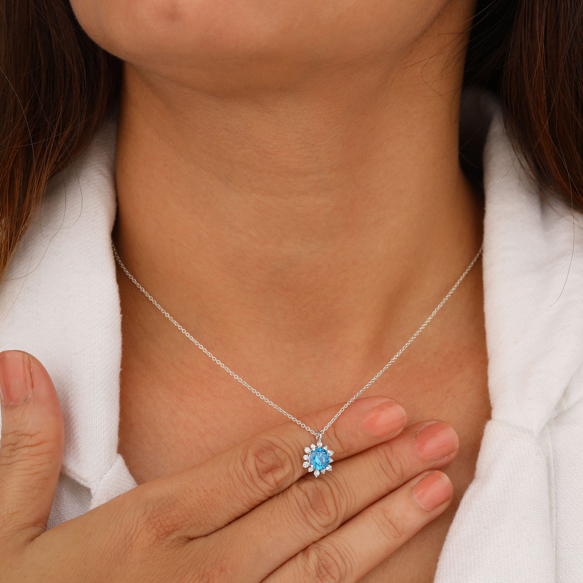 diamond necklace set