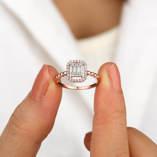 halo diamond ring