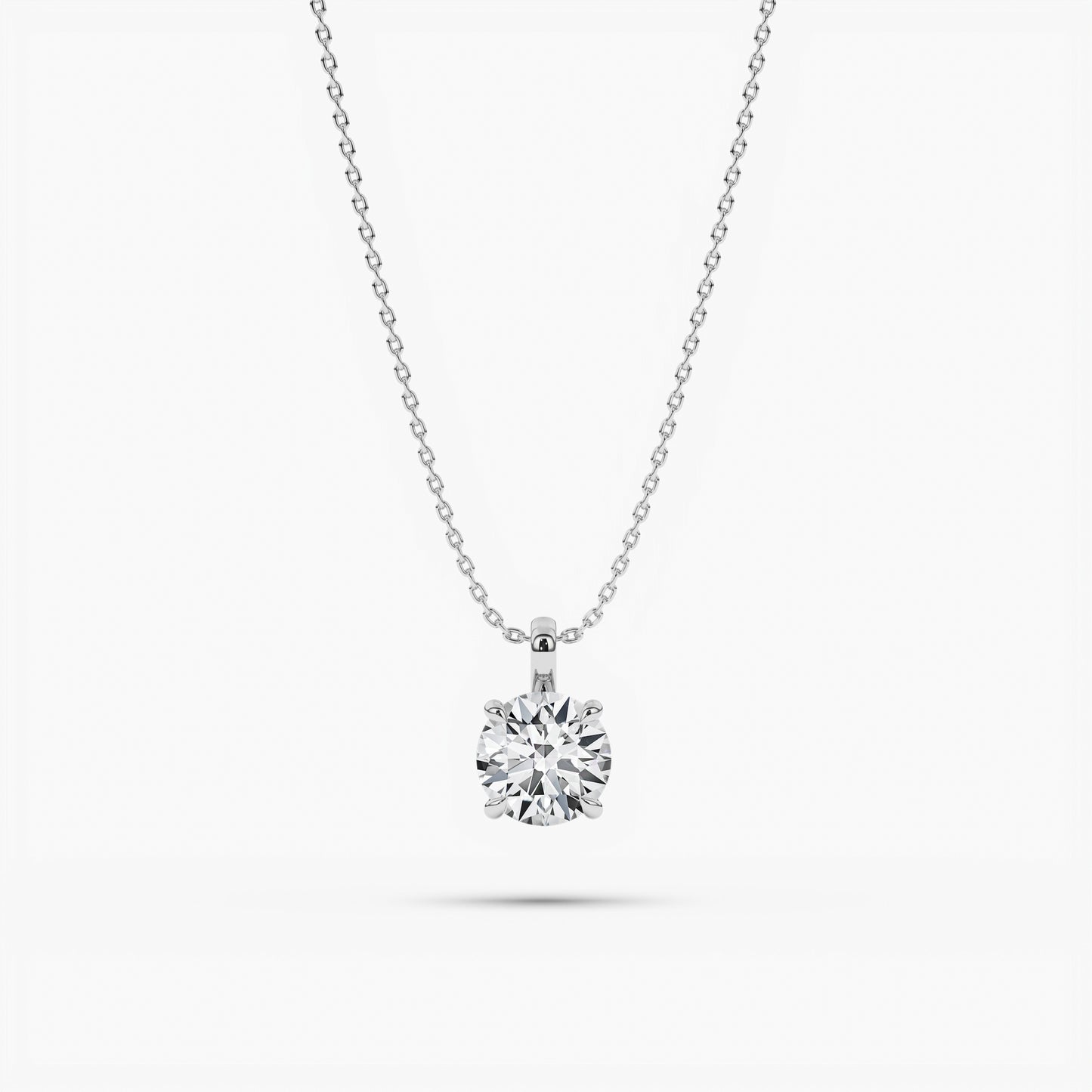 April month diamond necklace
