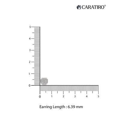 Hexa Diamond Mens Stud Earring