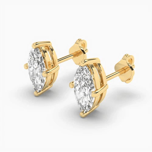 silver stud earrings