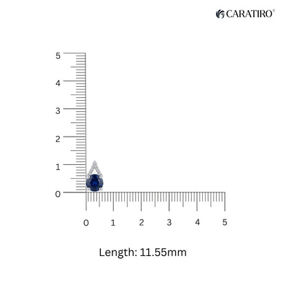 blue diamond pendant