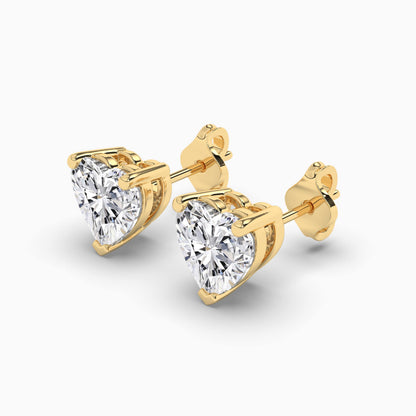 heart stud for men