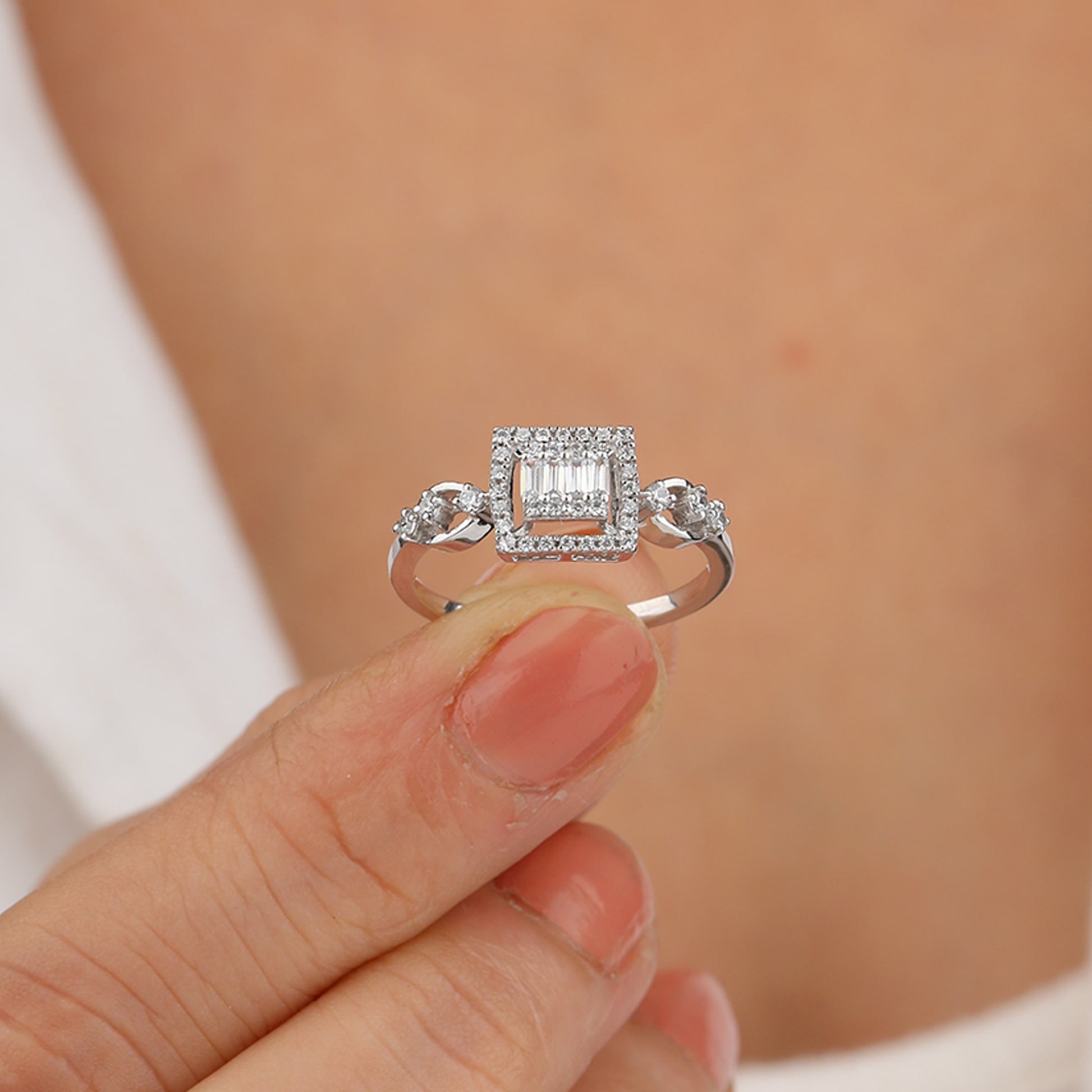 simple diamond rings