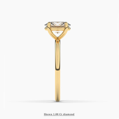Oval Diamond Engagement Ring