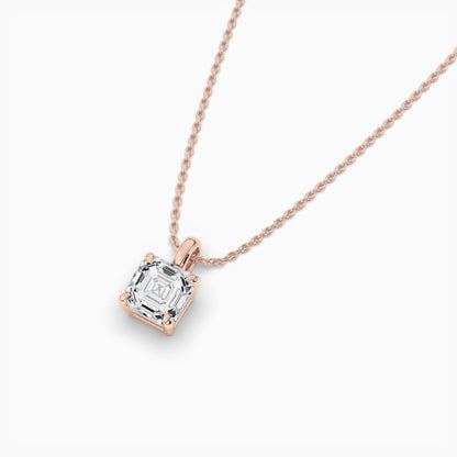 single stone diamond necklace