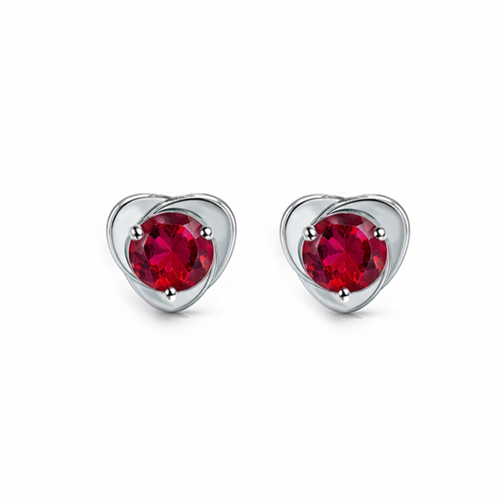 Pink gemstone pendant set