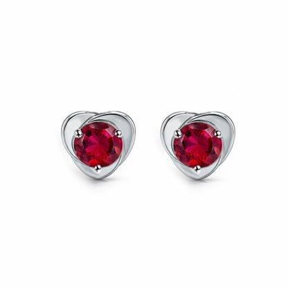 Pink gemstone pendant set