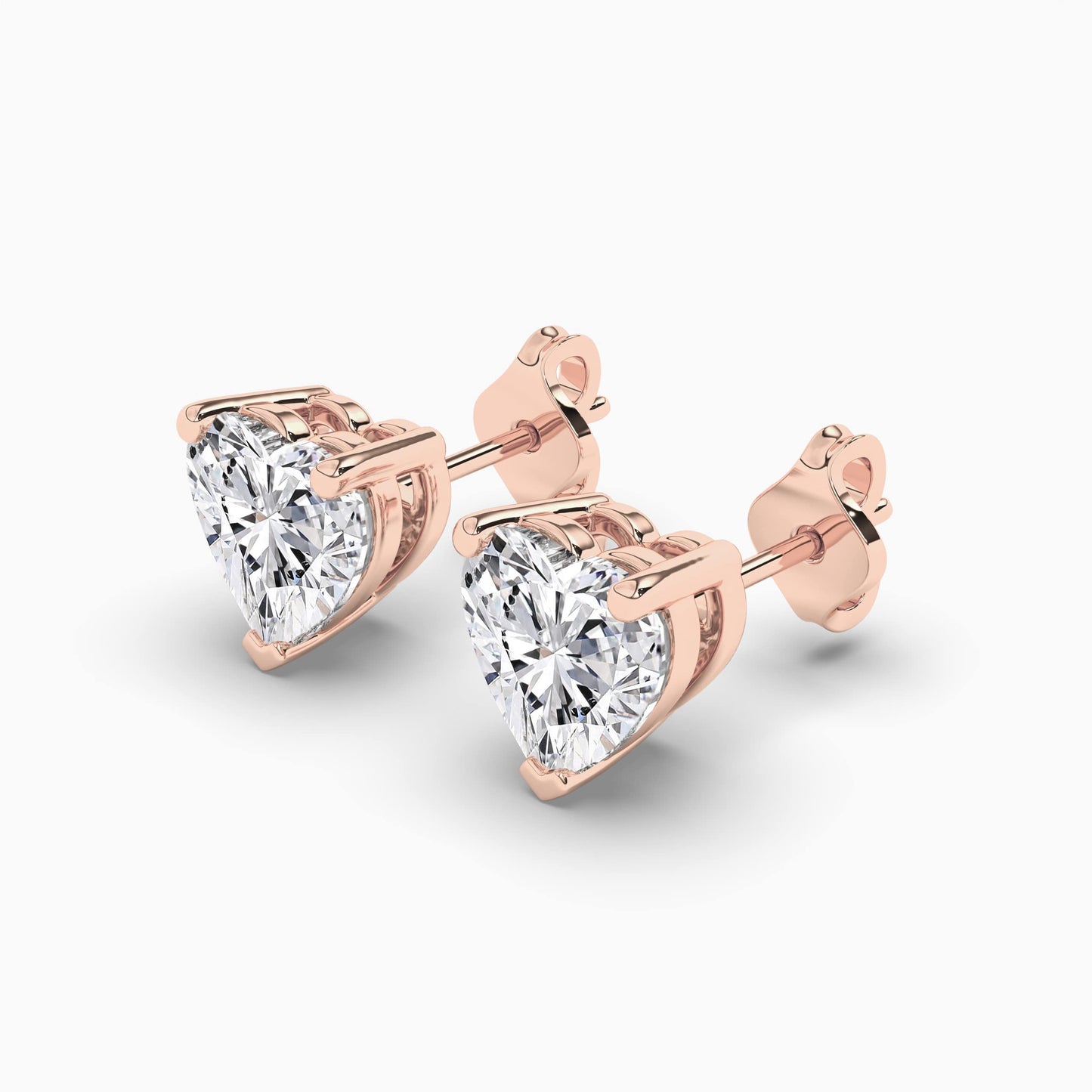 heart stud for men