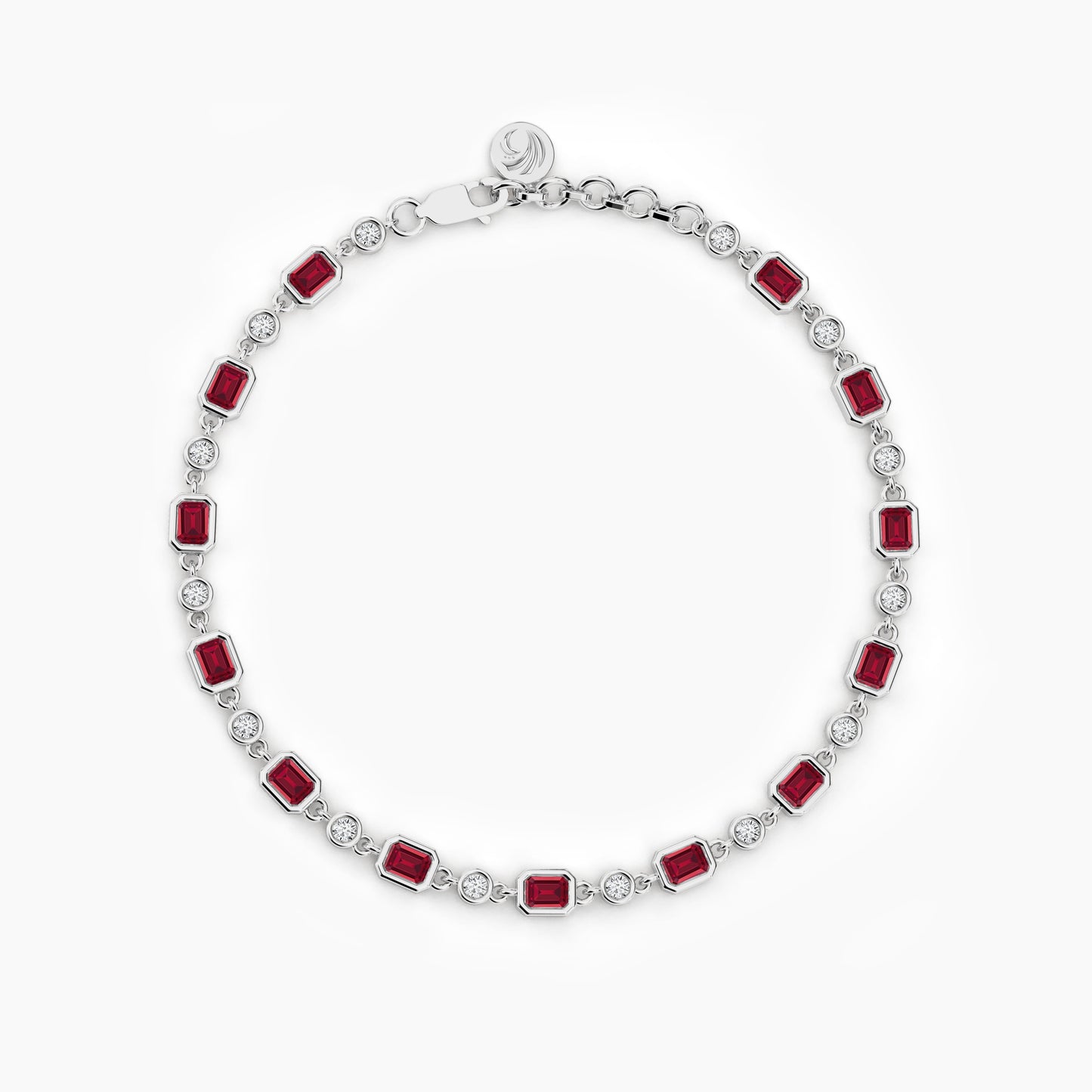 Ruby Tennis Bracelet