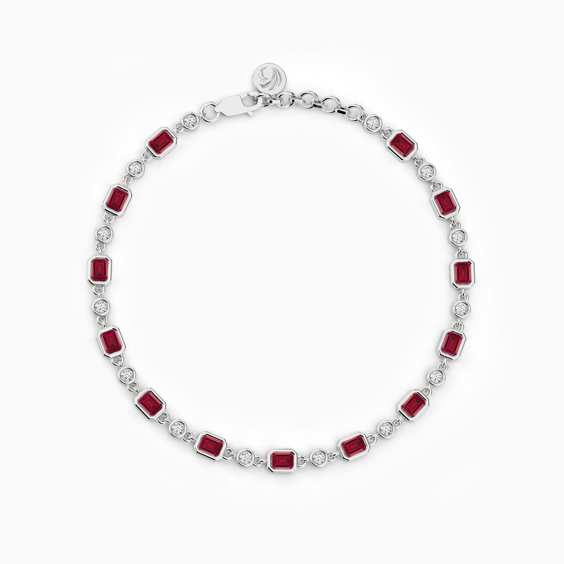 Ruby Tennis Bracelet