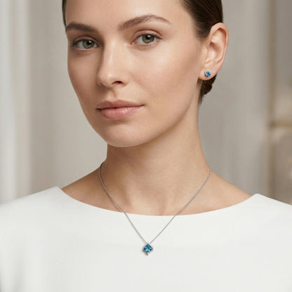 silver diamond necklace