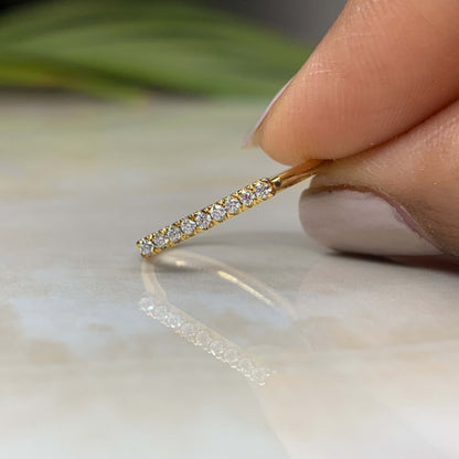 silver diamond ring