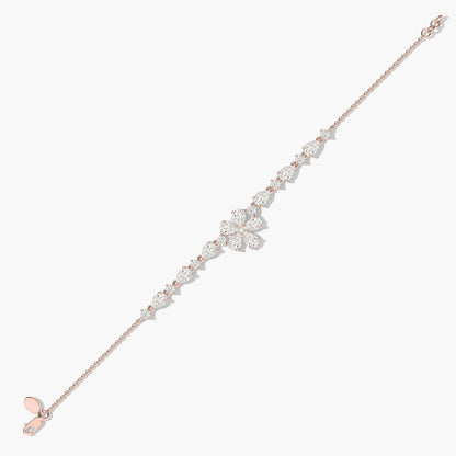rose gold diamond bracelet