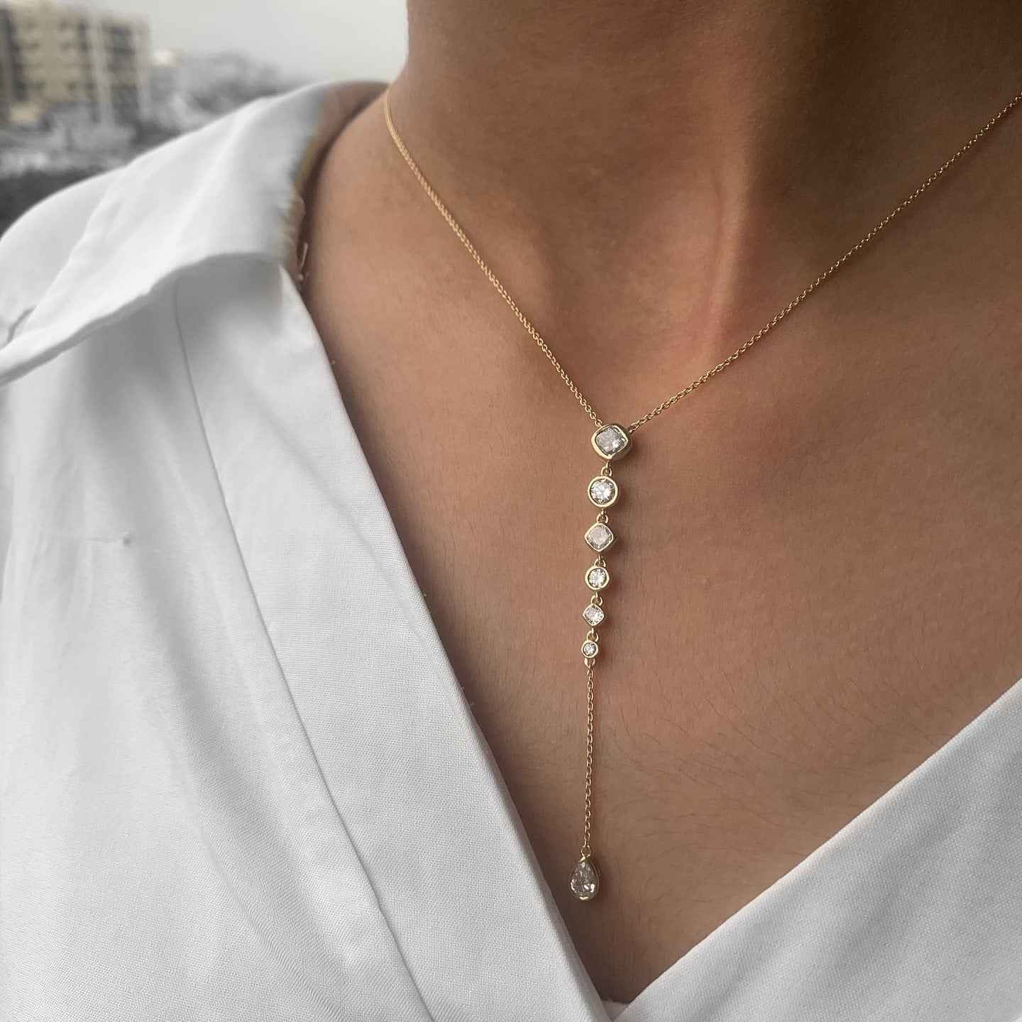 american diamond necklace