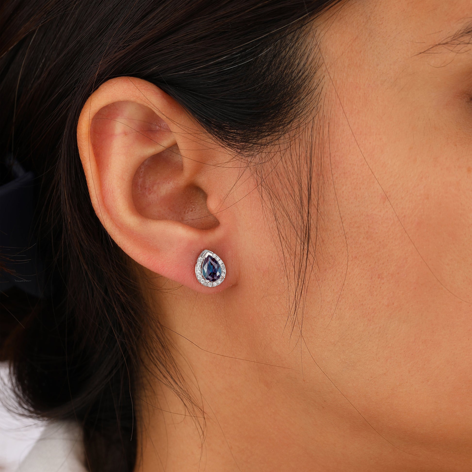Alexandrite earrings