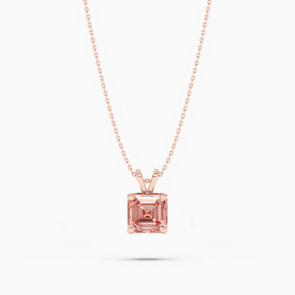 silver chain with pendant for women​ rose gold plated