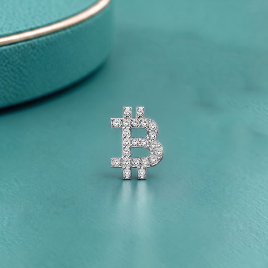 Moissanite stud for him
