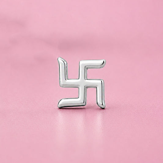 swastik stud for men