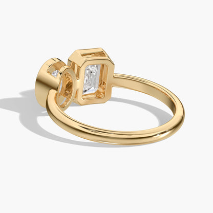American Diamond Couple Rings India