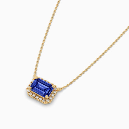 blue diamond necklace set​