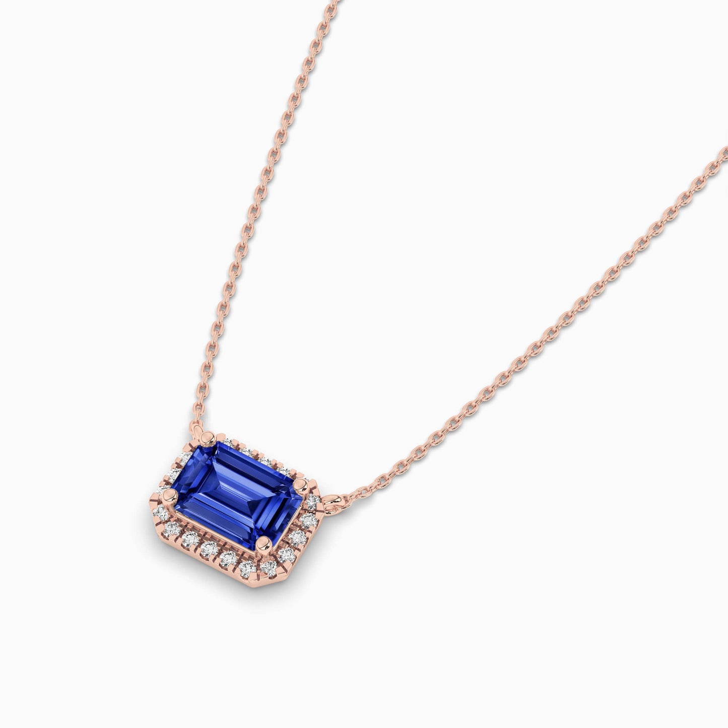 blue diamond necklace set​